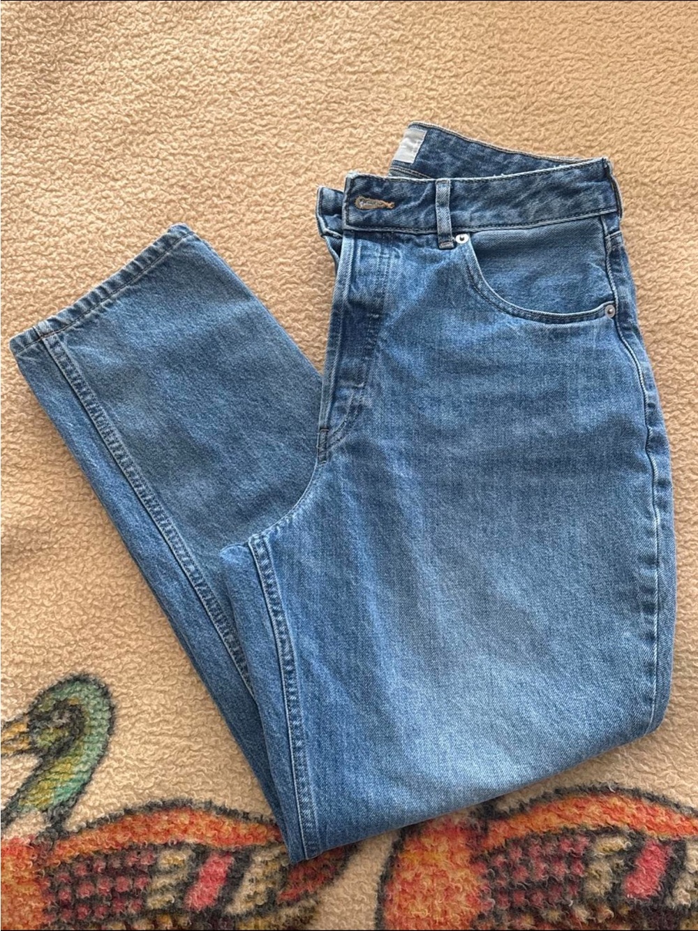 curvy 90’s cheeky straight jean - size 30